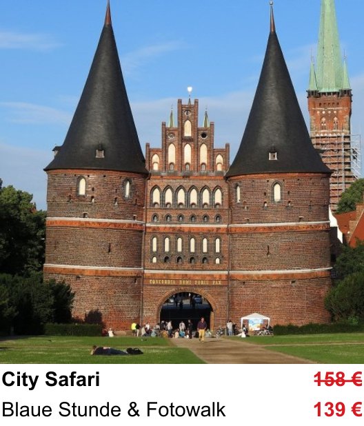 City Safari verständlich erklärt im Fotokurs Lübeck