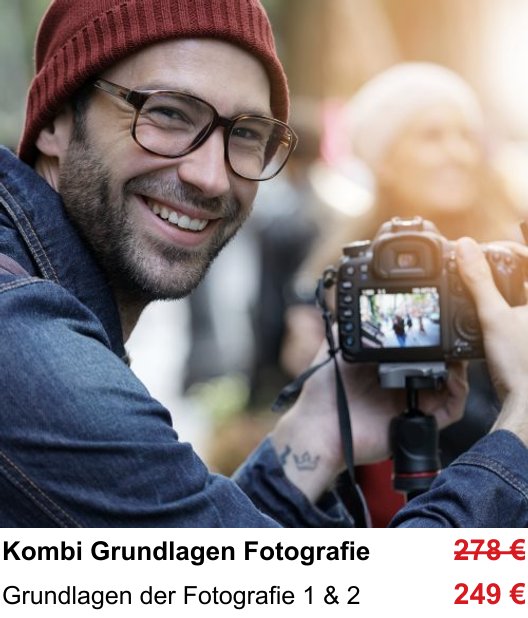 Von der Programmautomatik zur manuellen Kamera verständlich erklärt im Fotokurs Lübeck