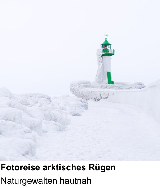 Kontrastreicher Fotoworkshop: Fotoreise arktisches Rügen – Naturgewalten hautnah