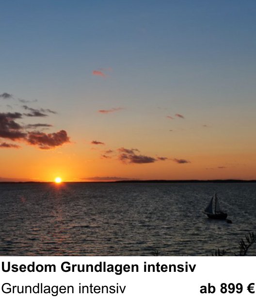 Kontrastreicher Fotoworkshop: Usedom Grundlagen intensiv – Grundlagen intensiv