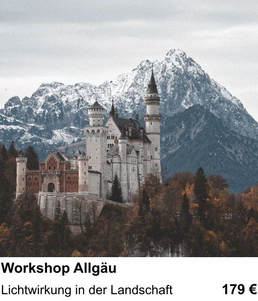 Kontrastreicher Fotoworkshop: Workshop Allgäu – Lichtwirkung in der Landschaft